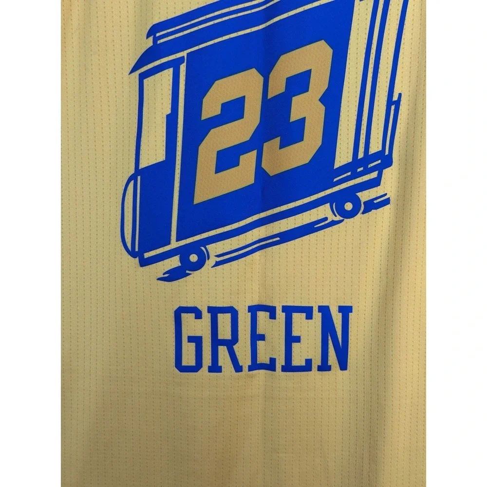 GOLDEN STATE WARRIORS 2XL Jersey The City CURRY Adidas Hardwood Classics NBA